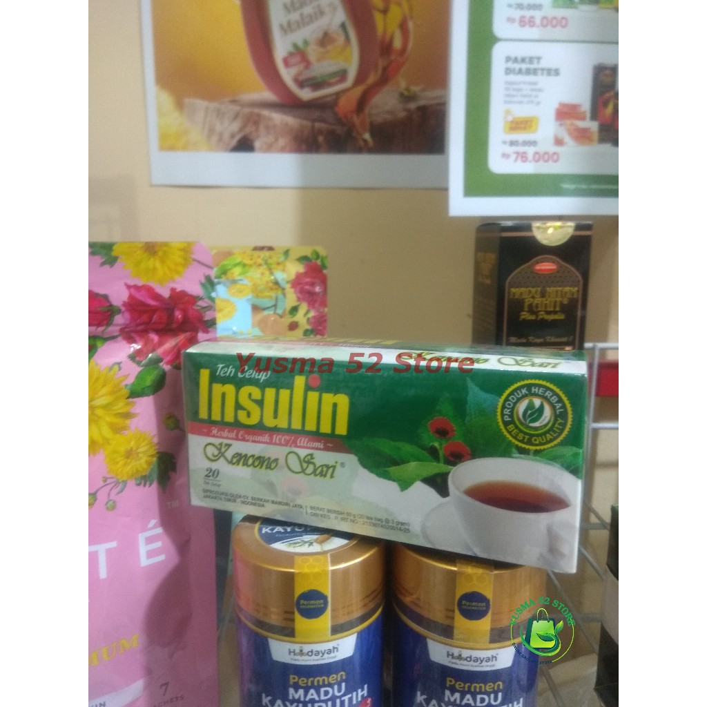 

Teh Celup Insulin Kencono Sari Teh Obat Herbal Diabetes Asli Original