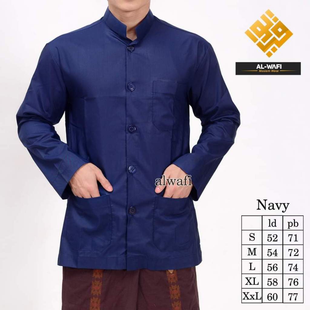 DISKON KOKO HAIBAH AMMU ORIGINAL PREMIUM SEMI JAS SAKU DEPAN BAHAN KATUN MADINAH ALWAFI KAFANA