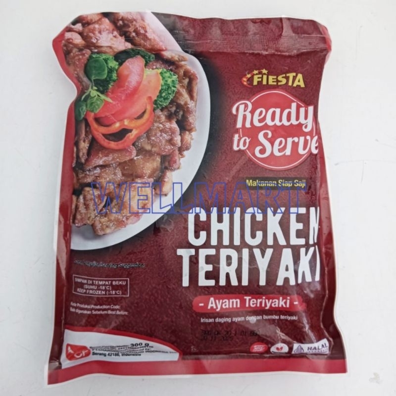 

Fiesta Ready to Serve Chicken Teriyaki 300gr Daging Ayam dengan Bumbu Teriyaki