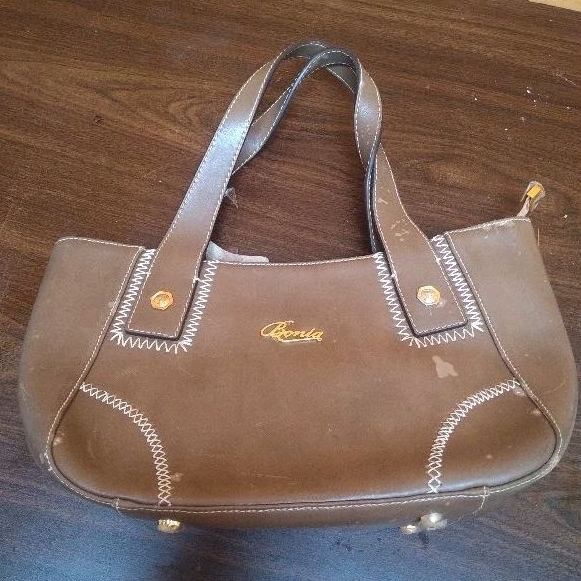 Tas Bonia Original|Tas Wanita Coklat|Tas Tenteng|