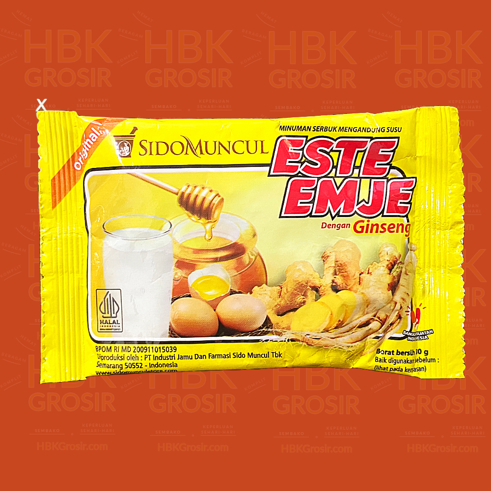 

Sido Muncul Este Emje Ginseng Susu Kemasan Saset 30GR