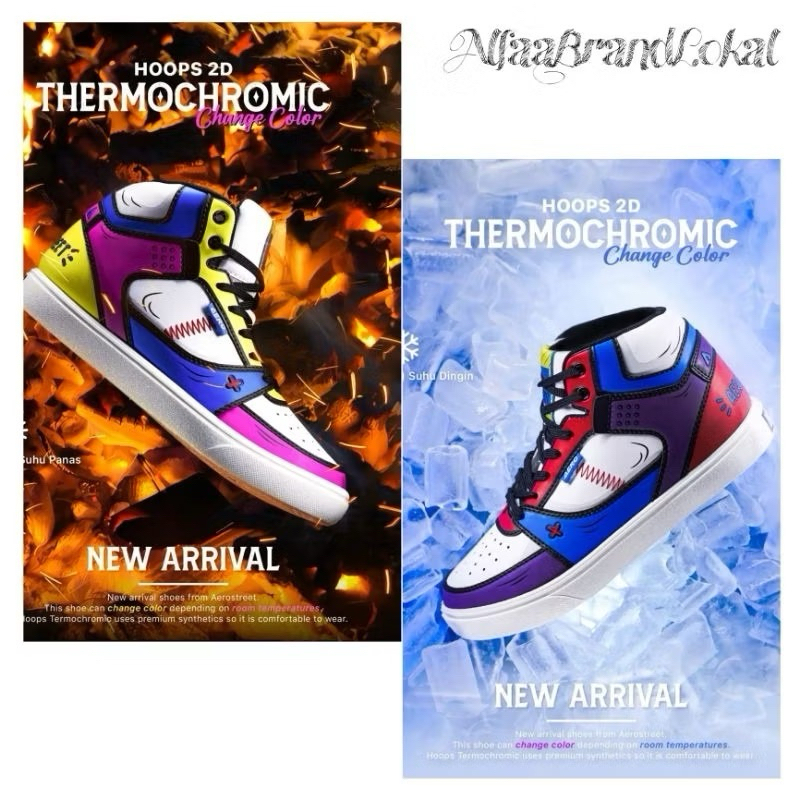 Aerostreet Thermochromic Hoops High 2D Change colour ORIGINAL