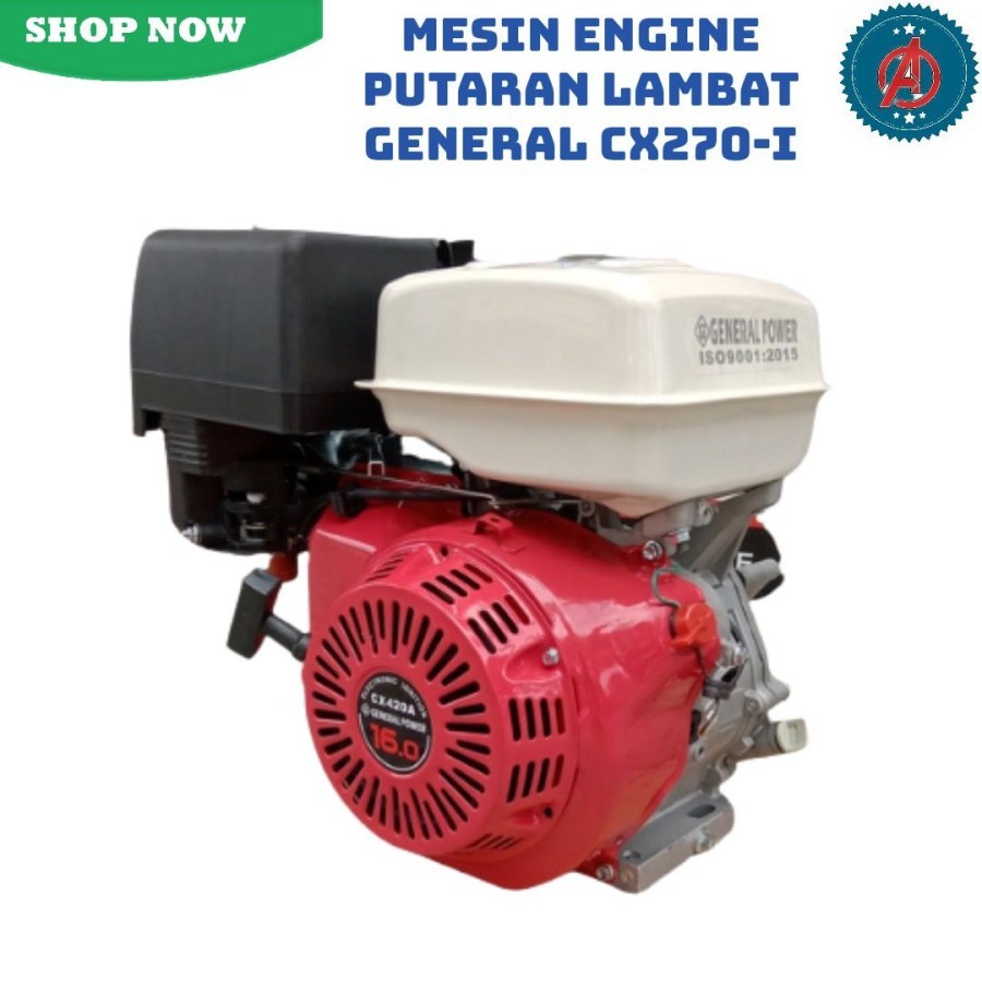 Engine General CX 270-1 / Mesin Penggerak Serba Guna Putaran Lambat 9Hp / Engine Gasoline General GX