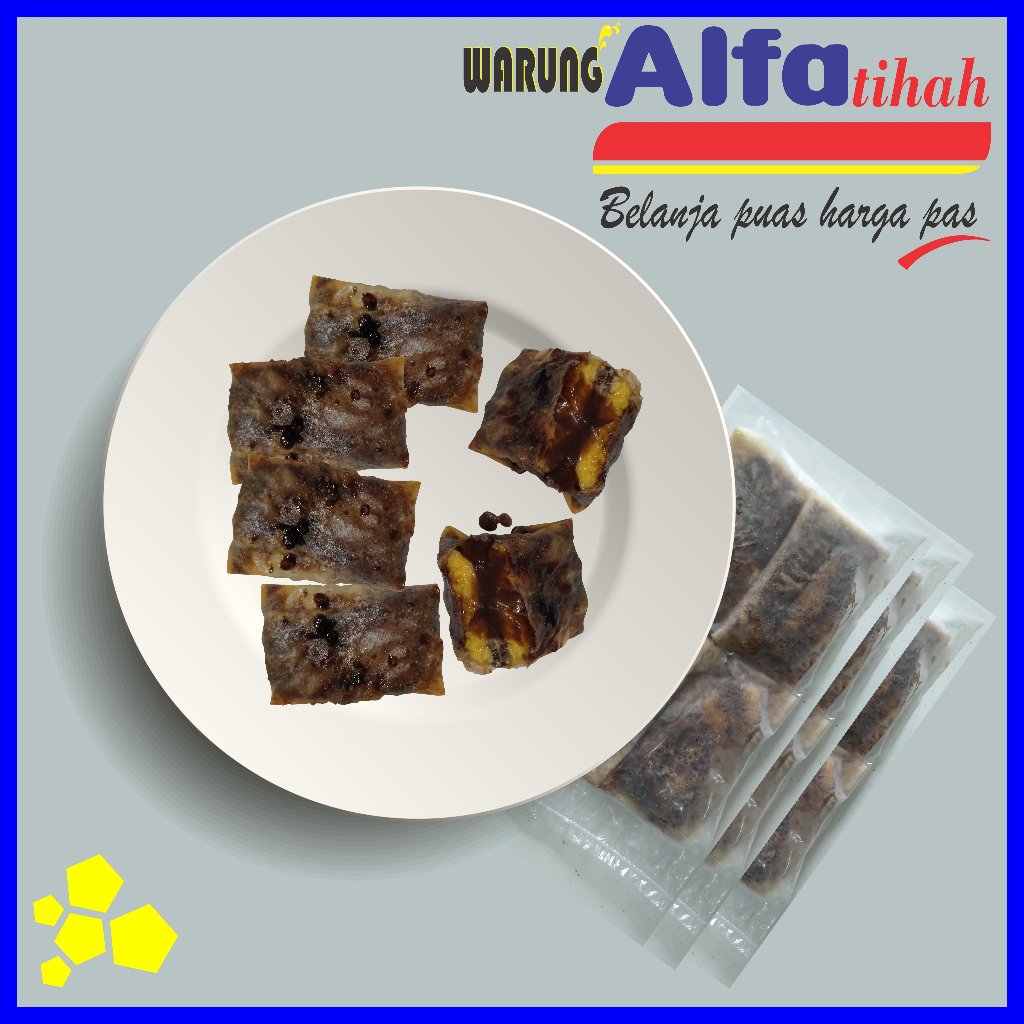 

pisang coklat lumer frozen