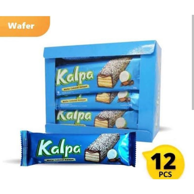 

KALPA CHOKLAT+TABURAN KELAPA 1BOK ISI 12pcs