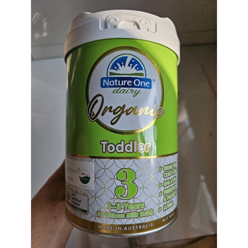 

Susu Nature One Dairy Organic Toddler Step 3 900 gram ExpLama, Kemasan Baru