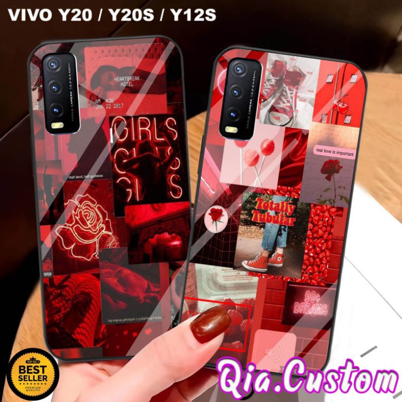 Promo Case Glossy Vivo Y20 Y20s Y12s Terbaru , Case Glossy Kilau Vivo Y20 Y20s Y12s , pelindung Hp V