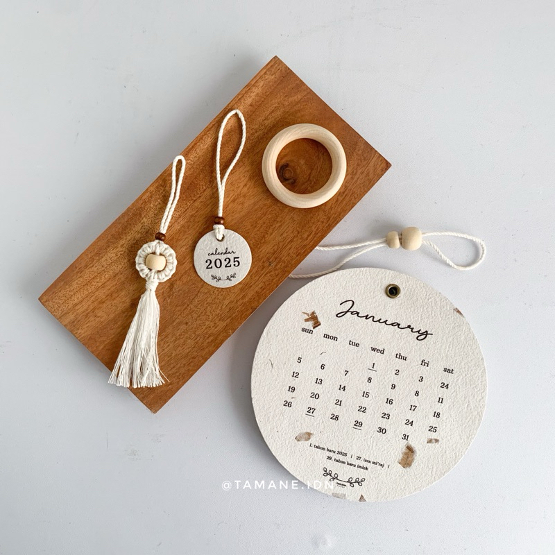 

Tamane handmade Dream kalender dinding 2025 macrame