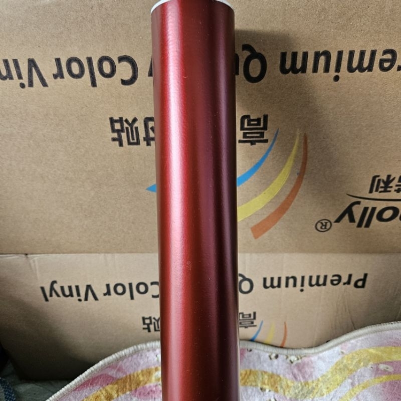 Skotlet Motor Matte Chrome Merah Tua