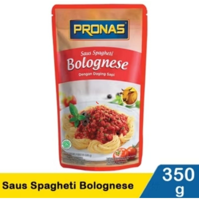 

Pronas Bolognese Saus Spagethi 350gr