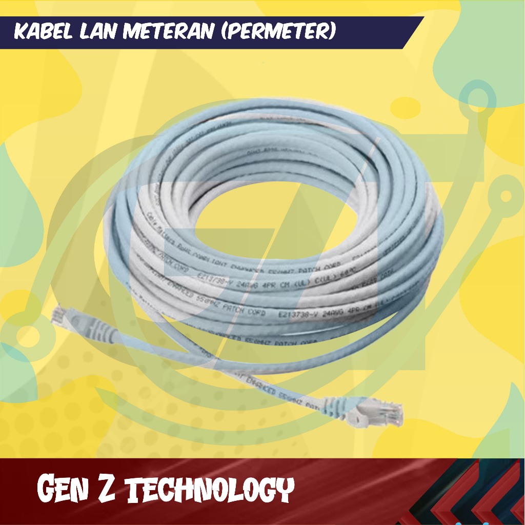 Kabel LAN Meteran Cat 6