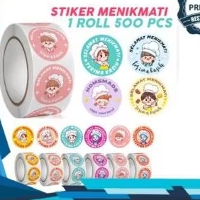 

500 PCS STIKER THANKYOU STIKER TERIMAKASIH 1 ROLL(500 PCS) STIKER GULUNG STIKER TEMPEL (BISA COD)