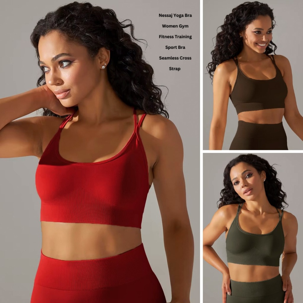 Sports Bra Wanita Seamless Stretch (KRN35 NESSAJ SEAMLESS BRA)