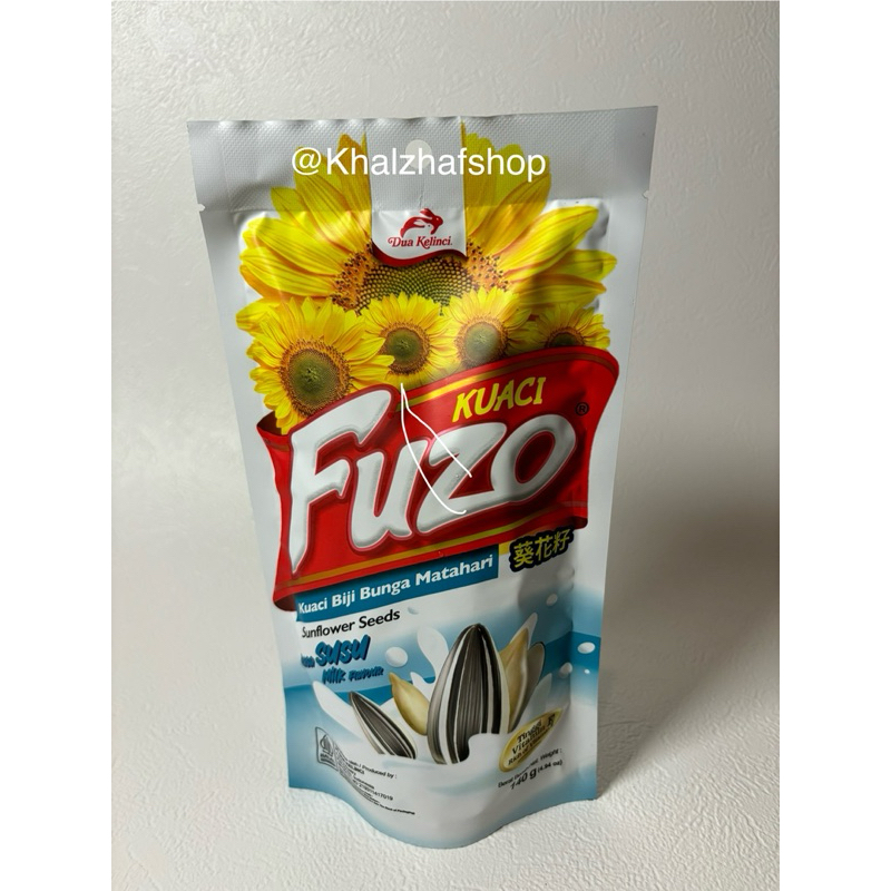 

Kuaci fuzo susu 140 gr dua kelinci