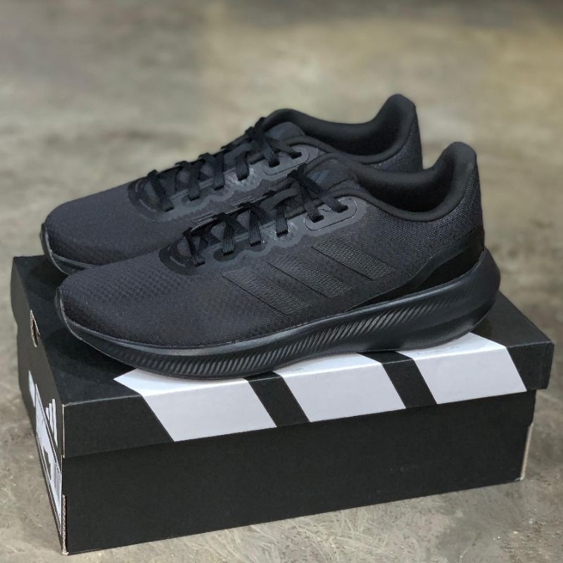 ADIDAS RUNFALCON BLACK/BLACK 100% Original