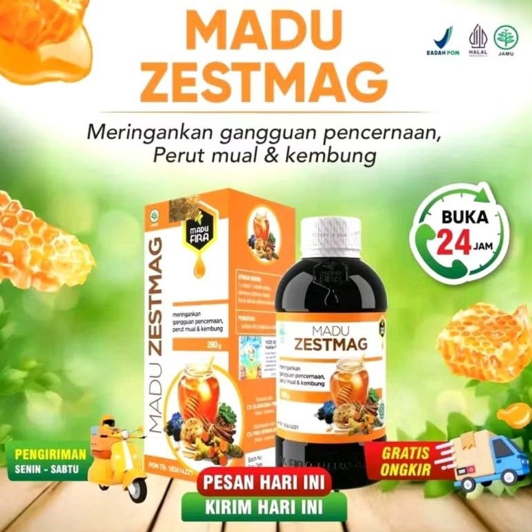 

Madu ZestMag - Herbal Lambung dan Maag Alami untuk Kesehatan Pencernaan