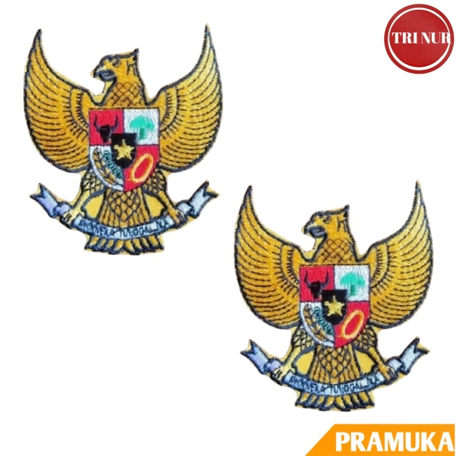 Badge Garuda Pancasila Bordir / Bed Patch Bordir Garuda