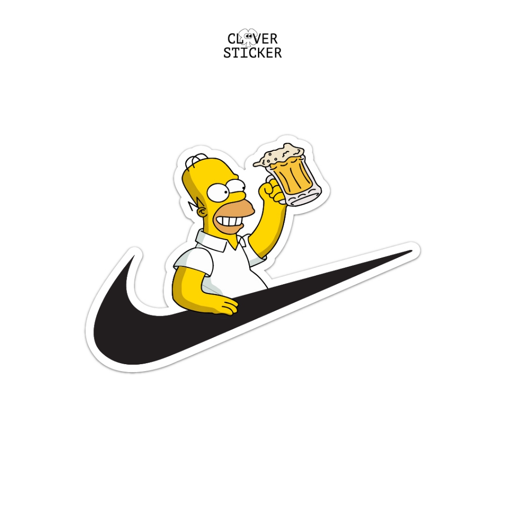 

Vinyl Sticker Nike The Simpsons - Stiker Simpson Aesthetic Helm, Aksesoris HP, Laptop, Tumbler