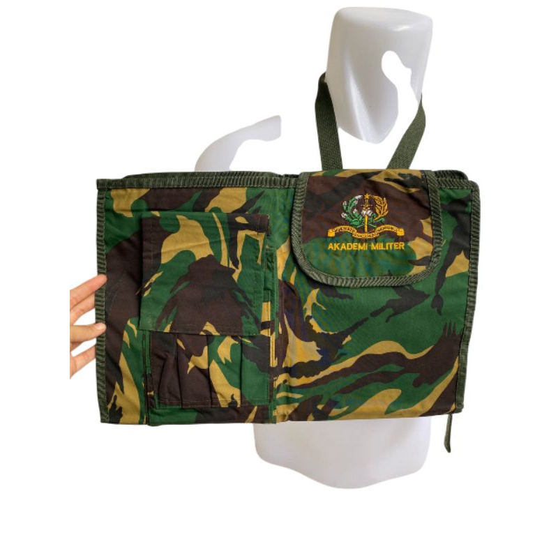 Tas Peta Military Map Case Bag Pendidikan Akademi Militer Loreng DPM Malvinas TNI (4)