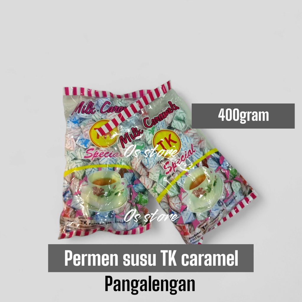 

(400gram)Milk TK caramels/permen susu Pangalengan/kopies