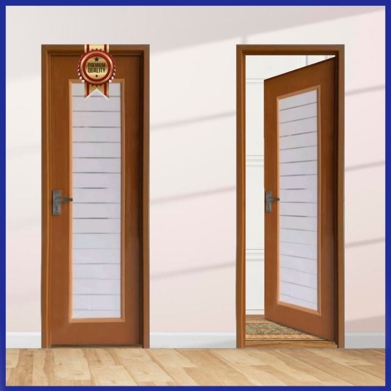 Pintu Kamar Mandi PVC Tebal Full Panel Minimalis Dan Modern