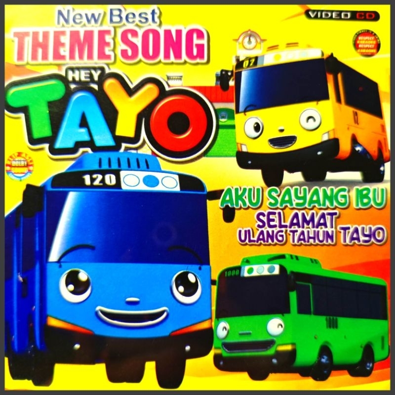 Kaset VCD Musik 10 Lagu Anak Tayo Album Pilihan Terbaru