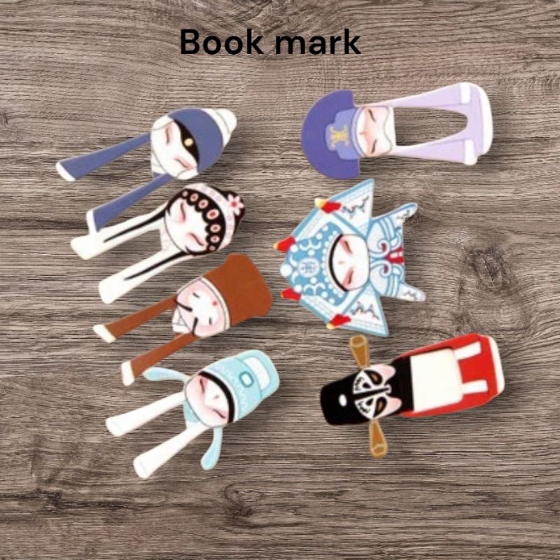 

(Bisa Cod) Pembatas buku Book Mark Karakter Opera Beijing Bahan Paper