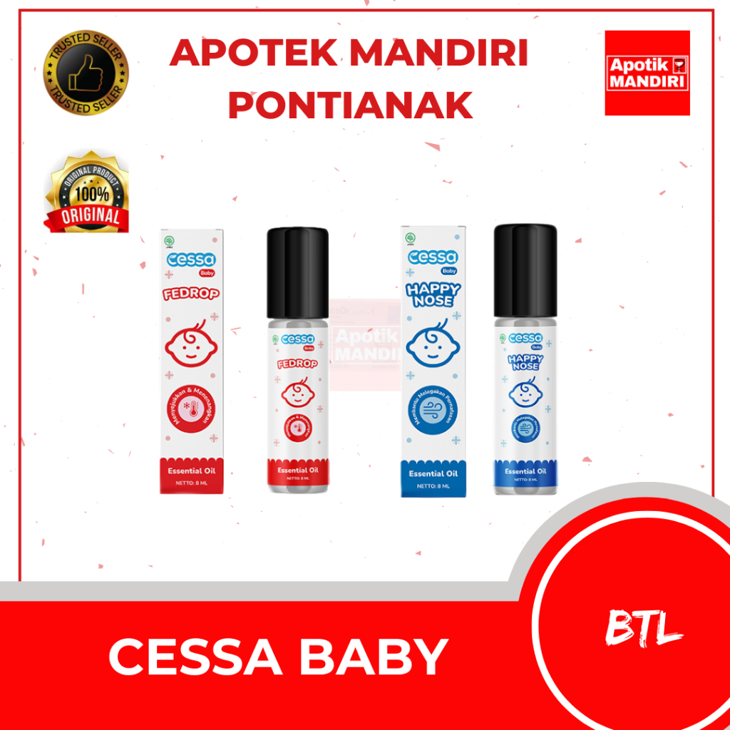 CESSA BABY MERAH / BIRU - Essential Oil Bayi