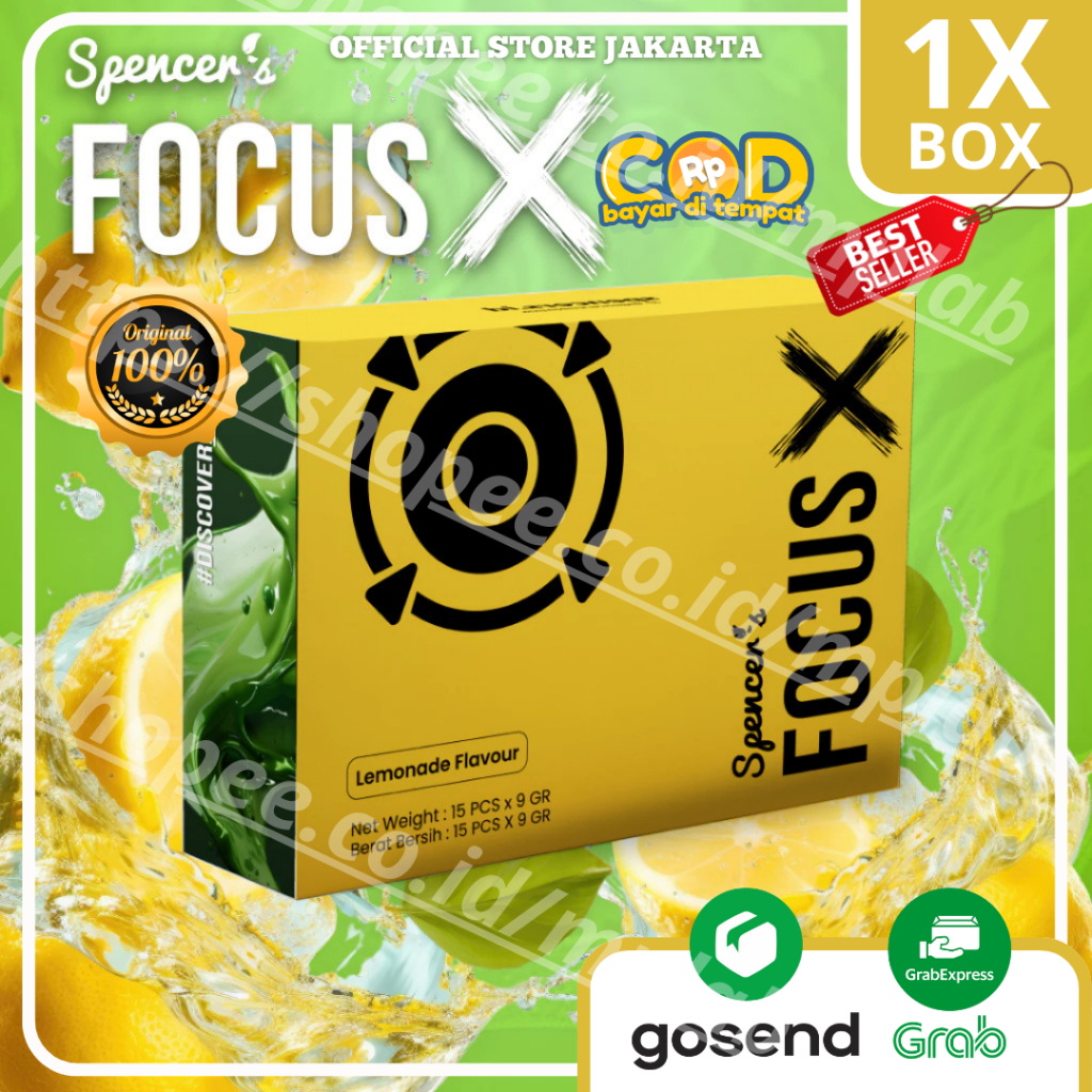 

Spencer's Official Store Supergreen Focus X Rasa Strawberry Minuman Strawberry Untuk Penunjang Fokus dan Metabolisme