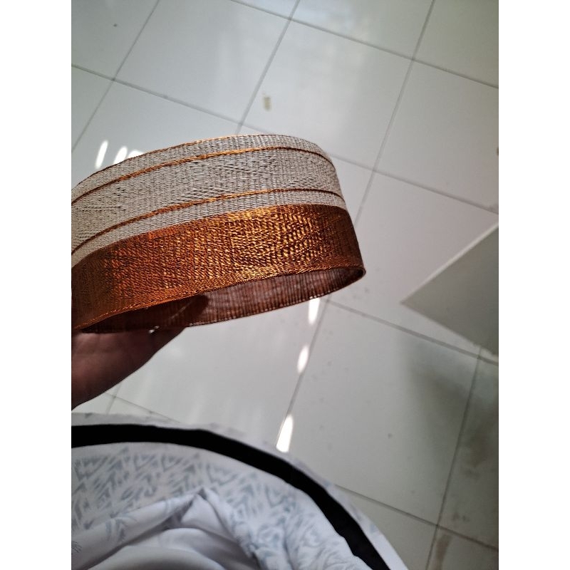 songkok recca bone putih, tembaga