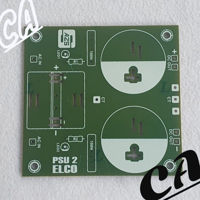 PCB PSU 2 ELCO DIODA KOTAK ATAU DIODA SISIR
