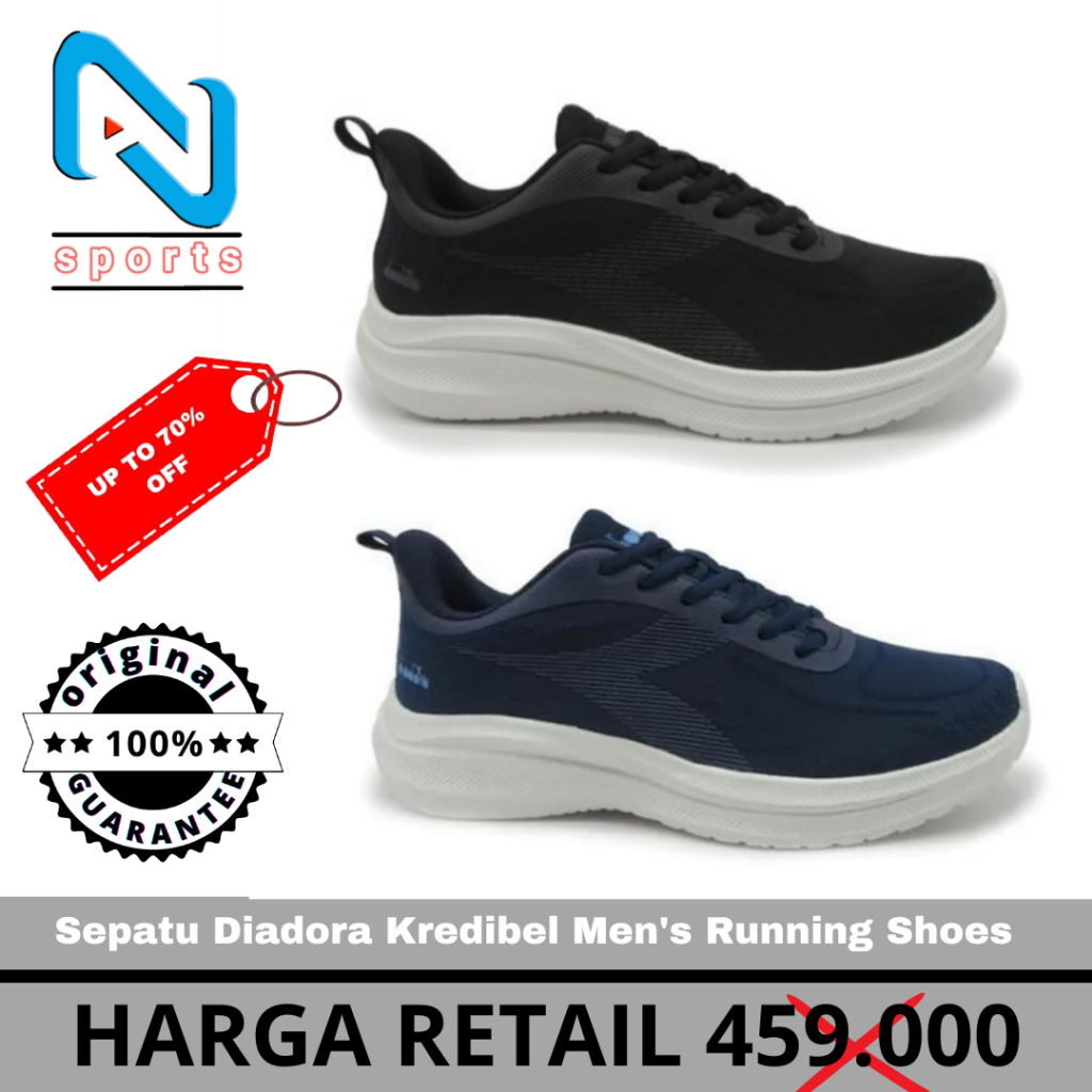 Sepatu Diadora Kredibel Men's Running Shoes - Original 100%