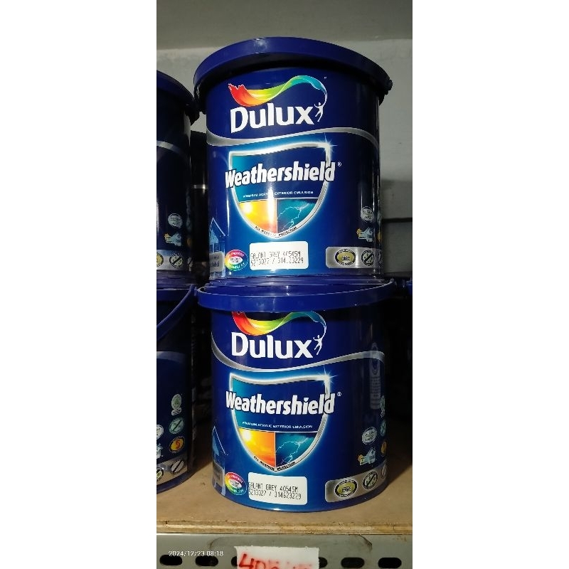 cat tembok Dulux Weathershield cat eksterior 40545 M Gallant grey cat tembok premium cat luar harga 