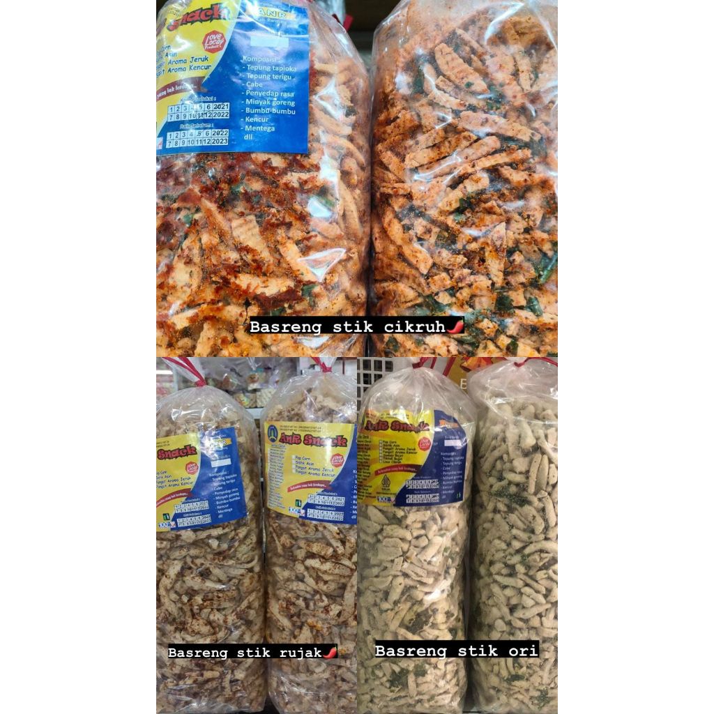 

Basreng stik Pedas Asin Gurih