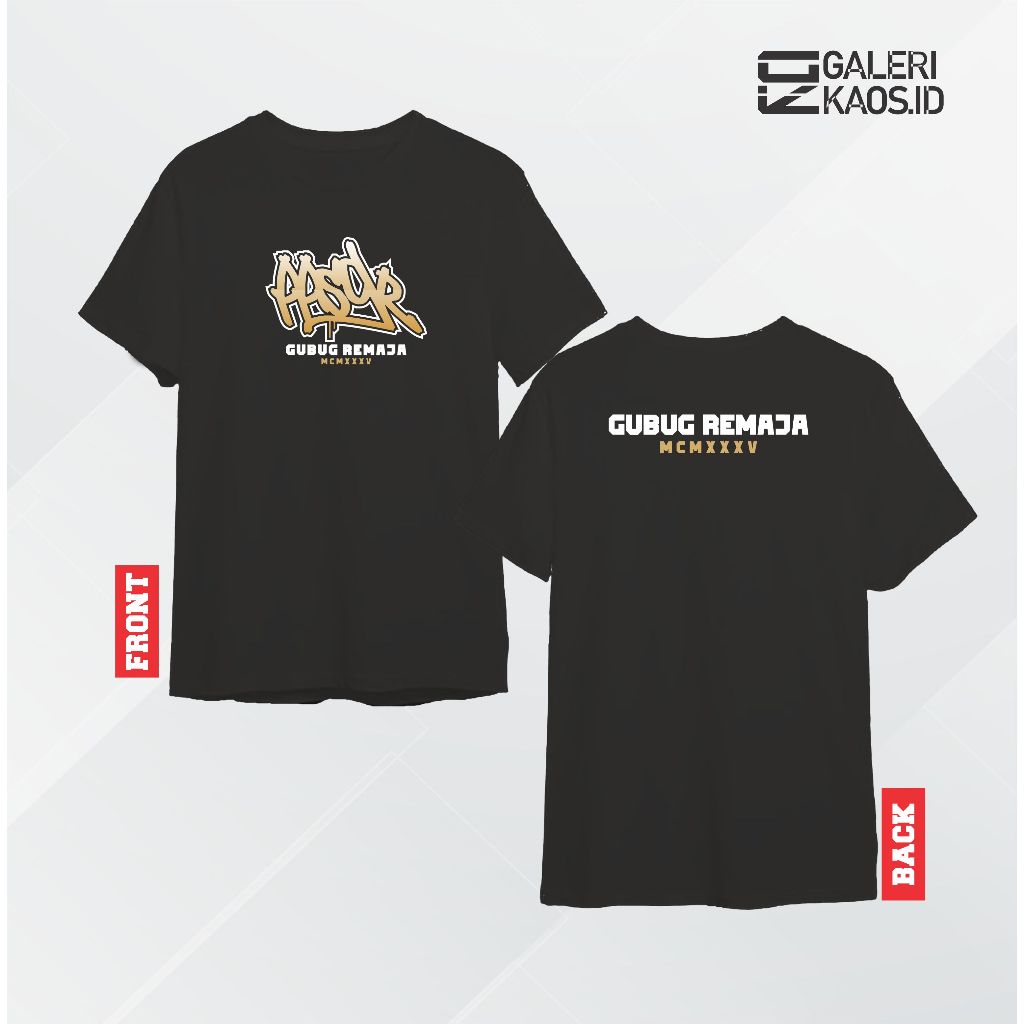 Kaos Gubug Remaja SABLON REFLEKTIF