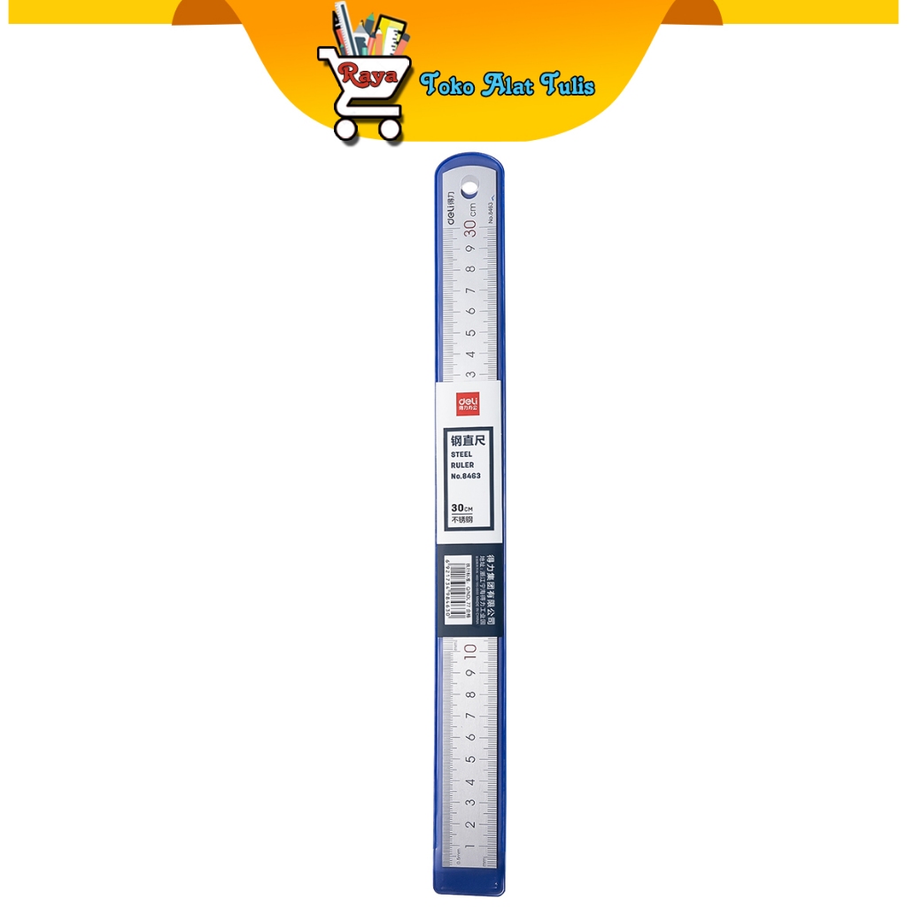 

Deli Penggaris Baja Steel Ruler 30cm