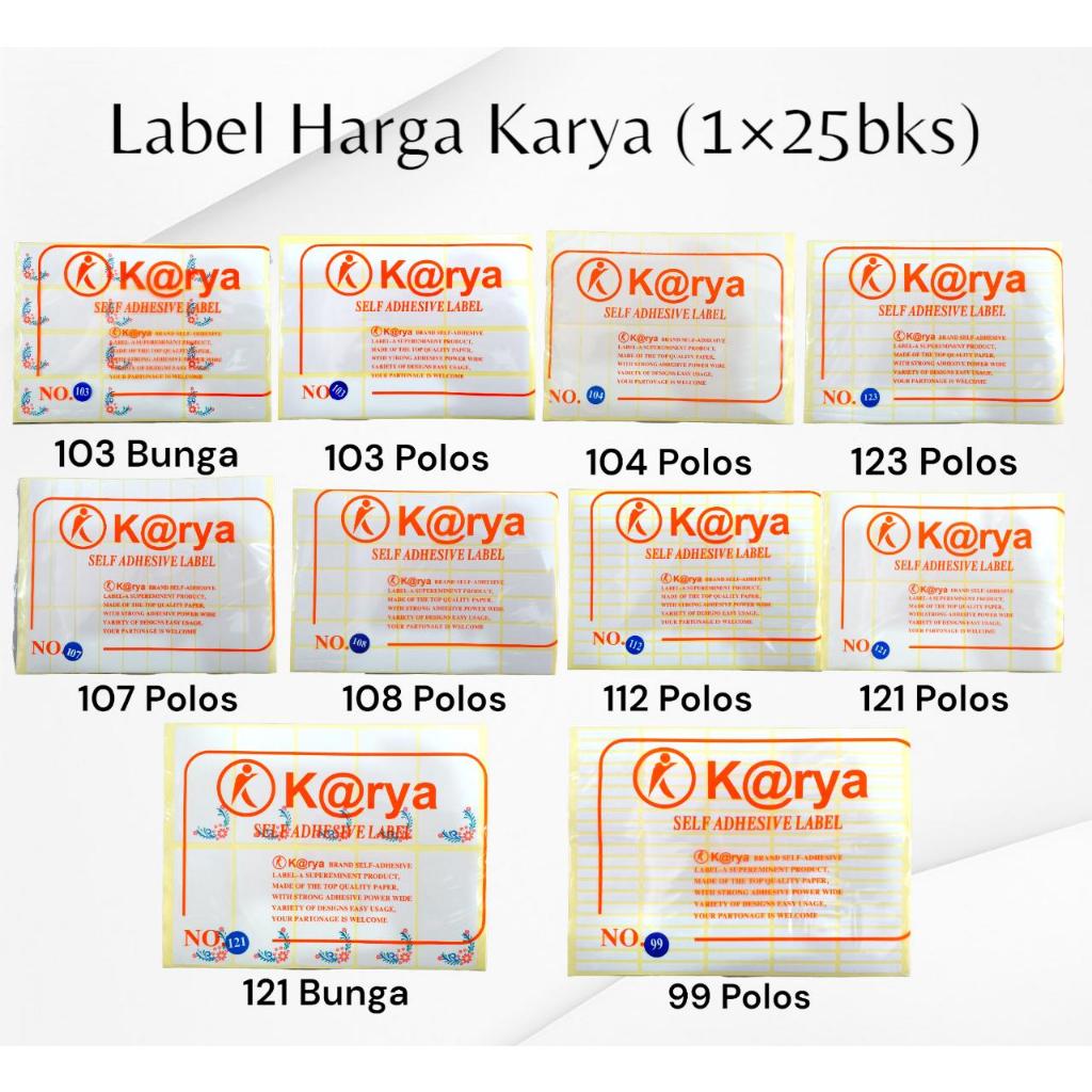 

Label harga karya/ label undangan / stiker undangan