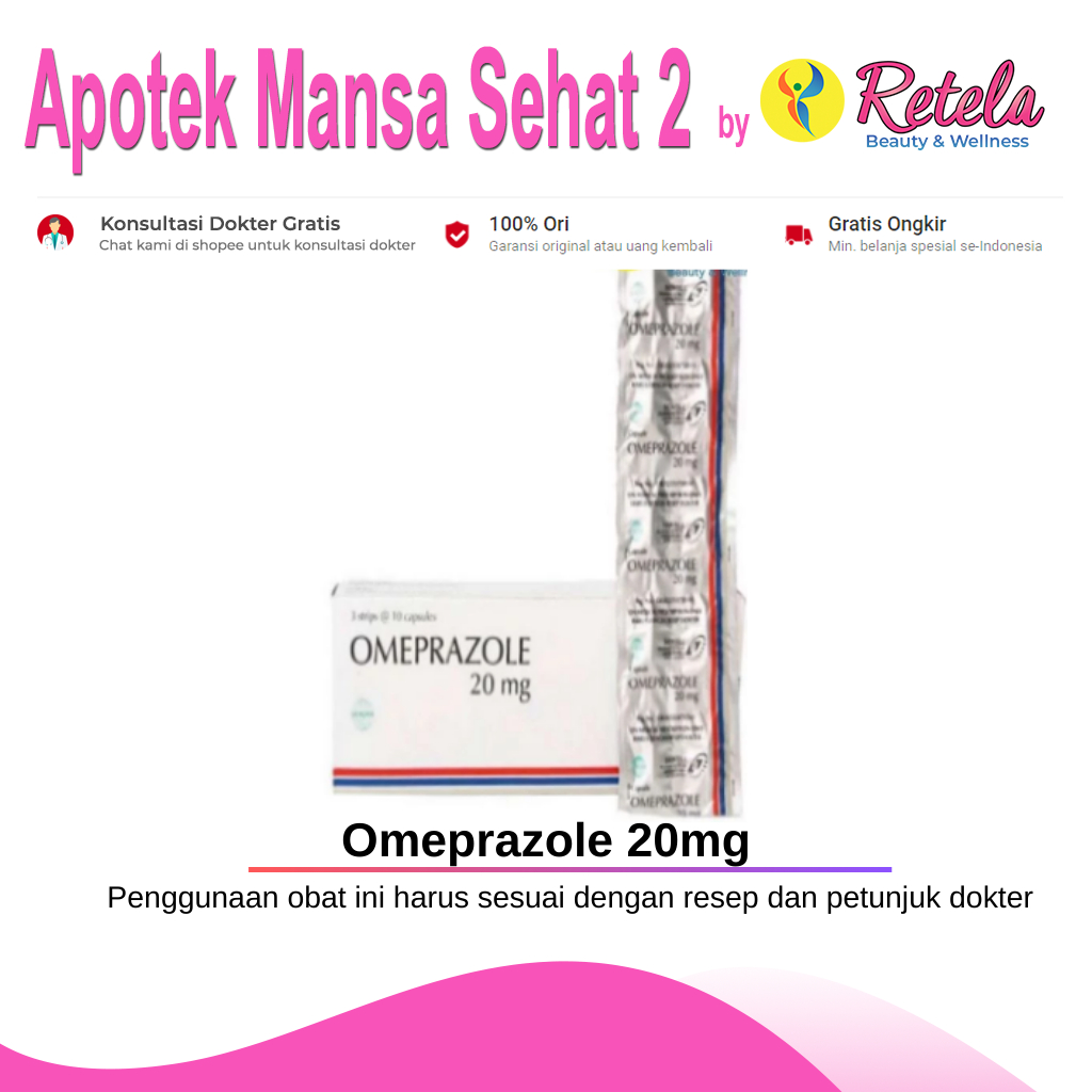 OMEPRAZOLE 20MG 30`S