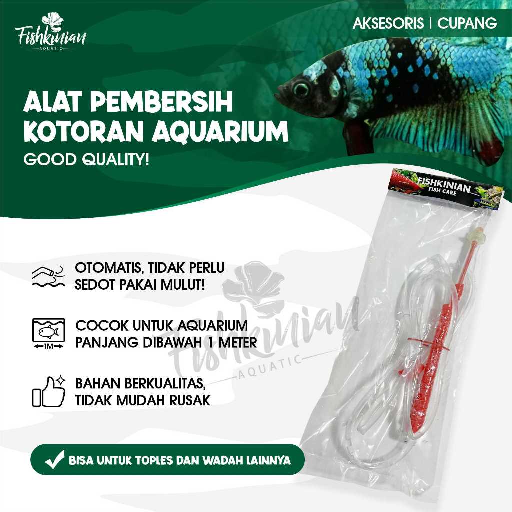 Fishkinian | Sifon Penyedot Air - Untuk Kuras Aquarium Cupang Warna Random