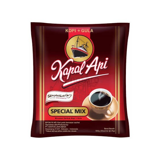 

Kopi Hitam Spesial Mix Kapal Api @23 Gram Renceng 10Pcs