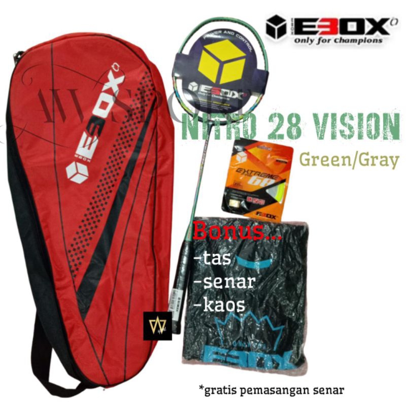 Raket Badminton Ebox Nitro 28 Vision / Raket Bulutangkis Ebox Original