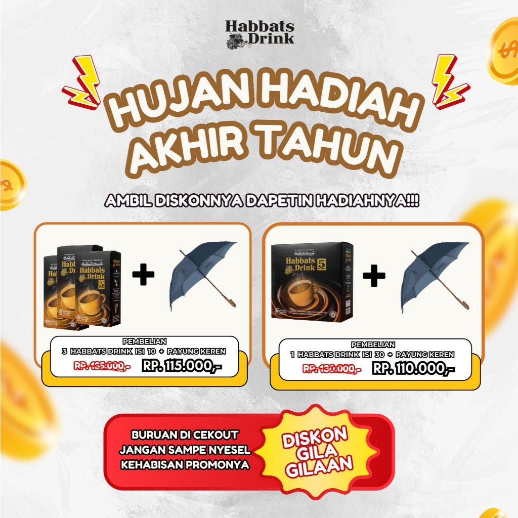 

Habbats Drink Promo Hujan Hadiah Akhir Tahun