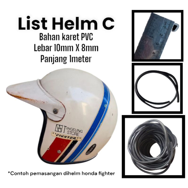 List Helm Model C / Bulat Untuk GL Fighter