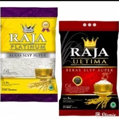 

Beras Raja Ultima dan Raja Premium kemasan 5kg