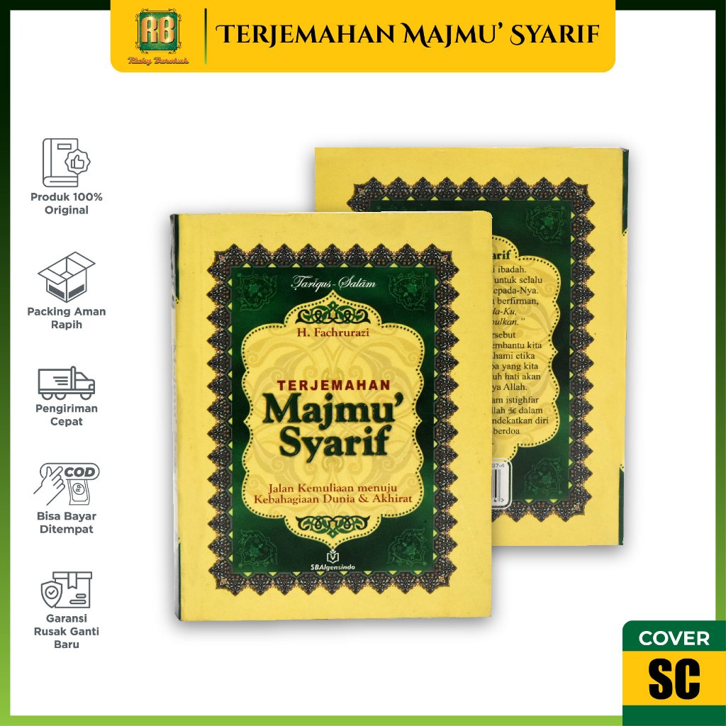 Buku Terjemah Terjemahan Majmu Syarif Tariqus Tarikus Salam HVS 474 Halaman "Jalan Kemuliaan Menuju 