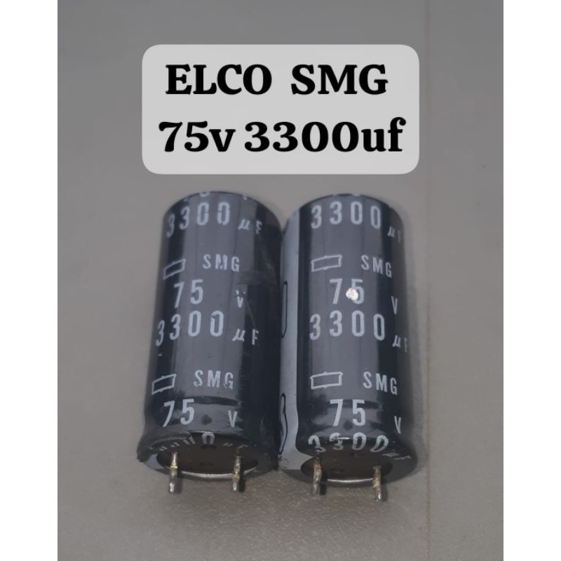 ELCO SMG 75v 3300uf ORIGINAL COPOTAN