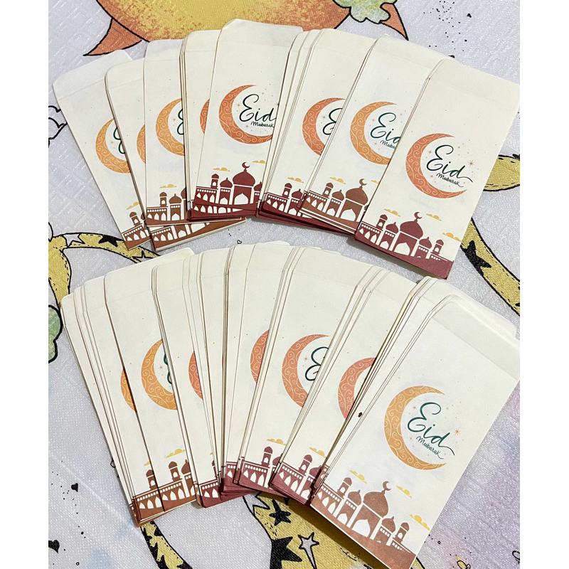 

amplop bulan masjid eid mubarak (isi 10 pcs)