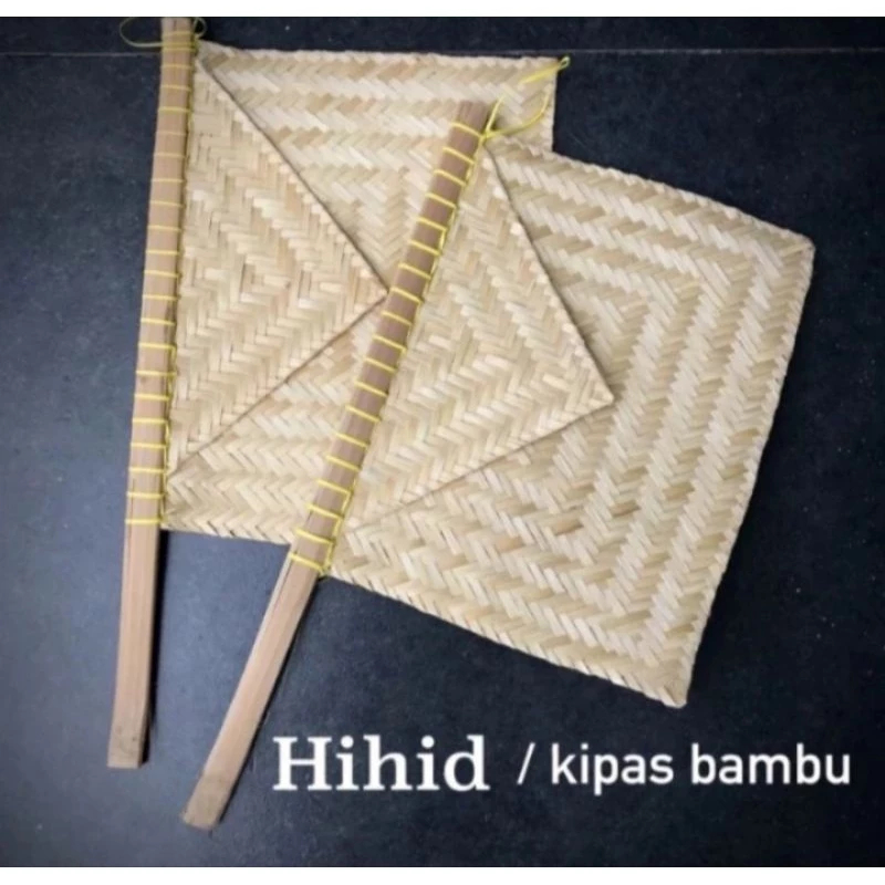 Hihid Kipas Anyam Bambu Kipas Sate Hihid Kipas Sate Tradisional