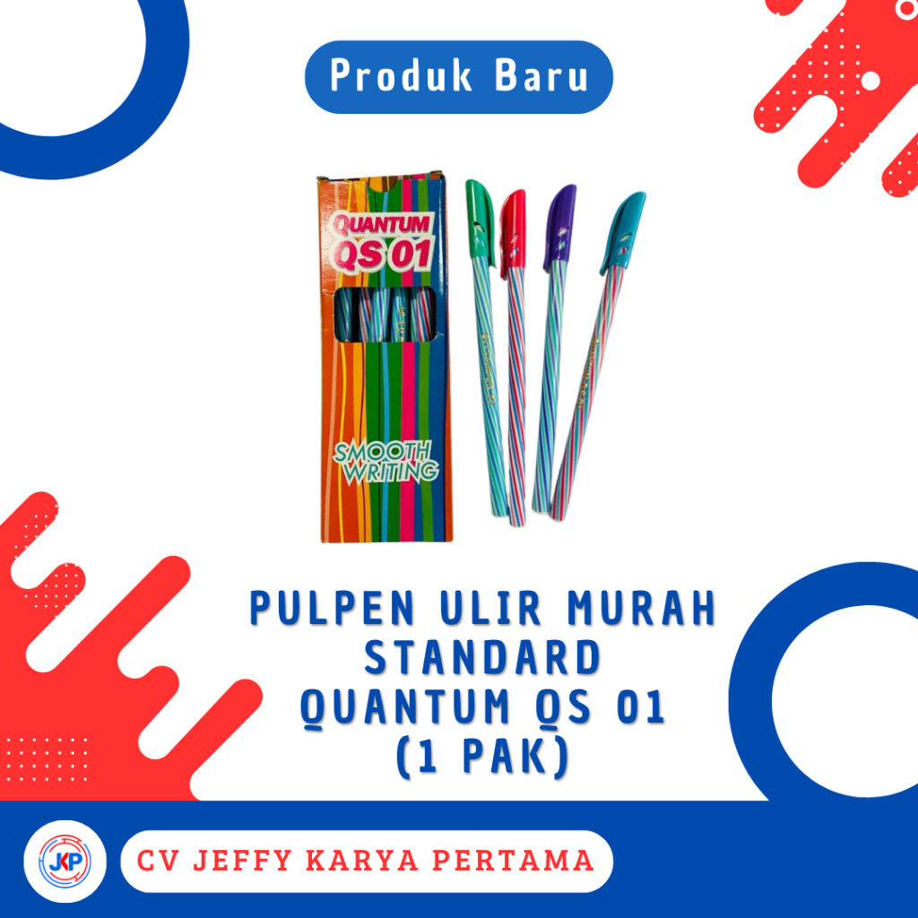

Pulpen Ulir Murah Standard Quantum QS 01 (1 pak)