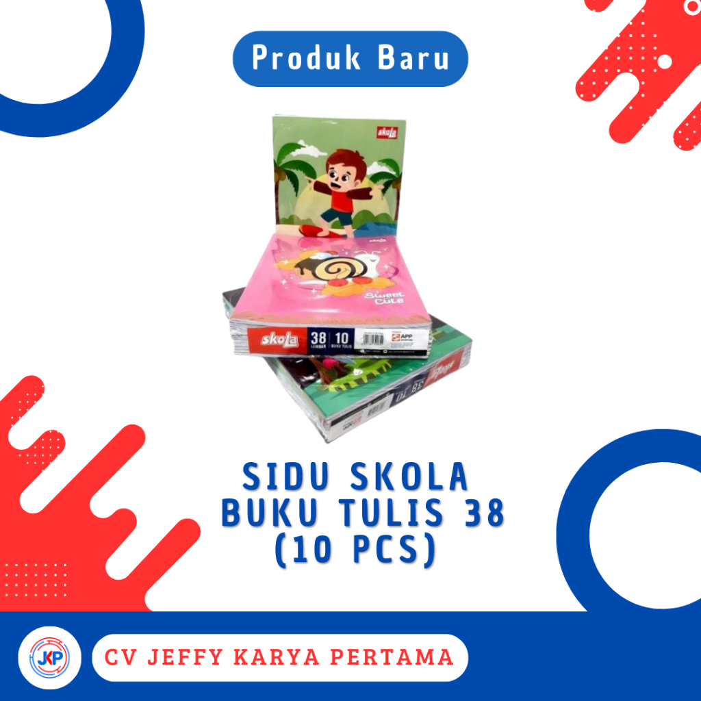 

Sidu Skola Buku Tulis 38 (10 Pcs)